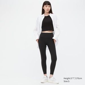 black uniqlo airism leggings